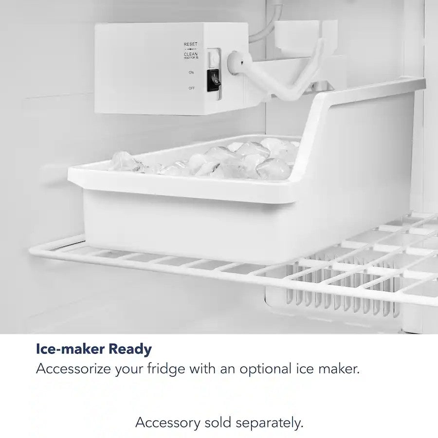 Insignia™ - 30 in. Wide 18 Cu. Ft. Top-Freezer Refrigerator with ENERGY STAR Certification - Stainless Steel