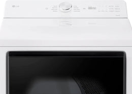 Package - LG - 5.0 Cu. Ft. High-Efficiency Smart Top Load Washer with Easy Unload and 7.3 Cu. Ft. Smart Electric Dryer with Sensor Dry - Alpine White