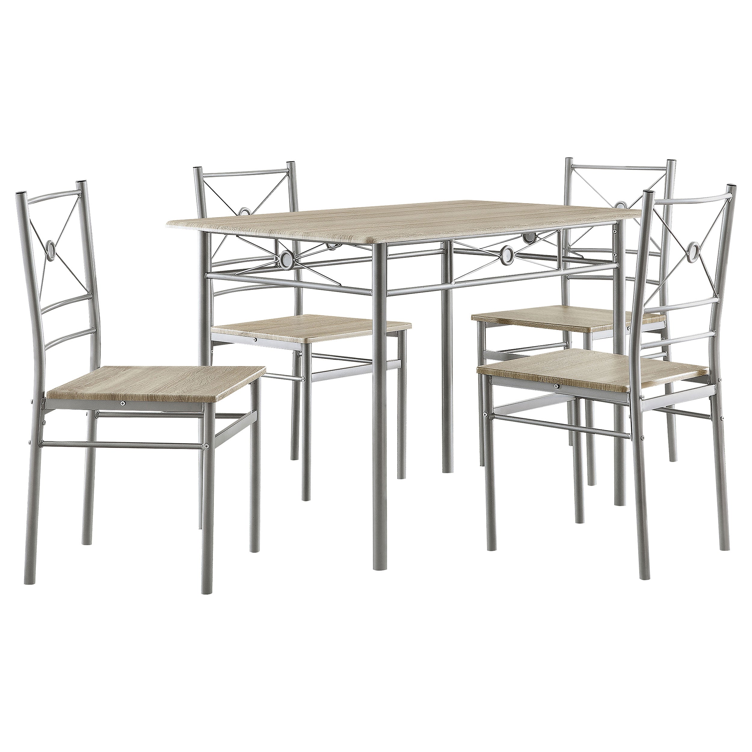 Anna Rectangular Dining Table Set Dark