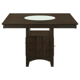 Gabriel Square Counter Height Dining Set Cappuccino