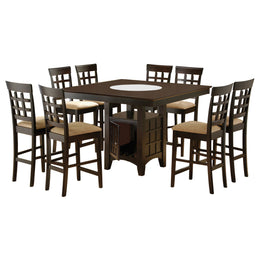 Gabriel Square Counter Height Dining Set Cappuccino