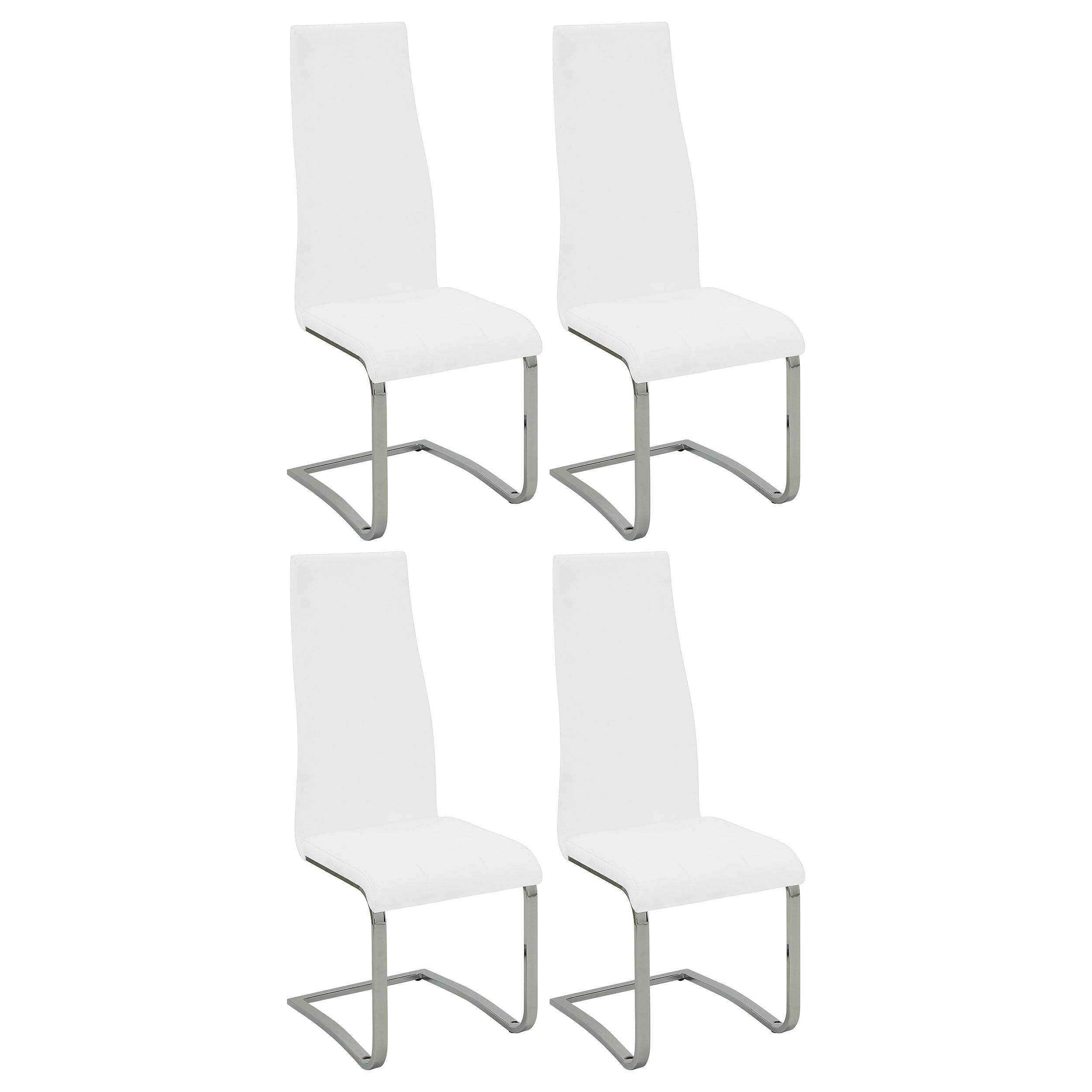 Montclair Upholstered Dining Side Chair Black (Set of 4)