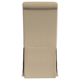 Shawna Upholstered Skirted Side Chair Light Grey (Set of 2)