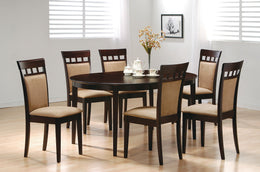Gabriel Square Counter Height Dining Set Cappuccino