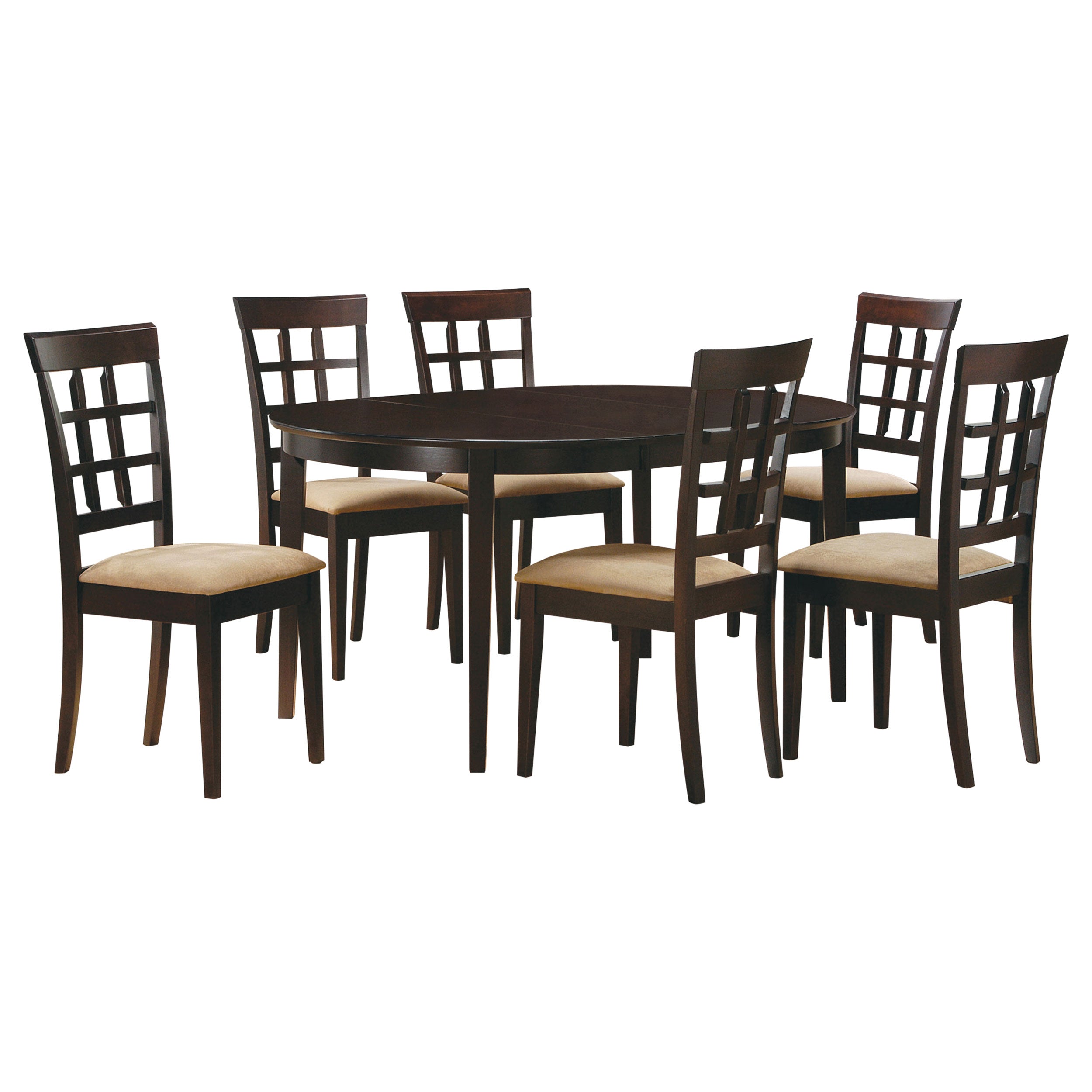 Gabriel Square Counter Height Dining Set Cappuccino