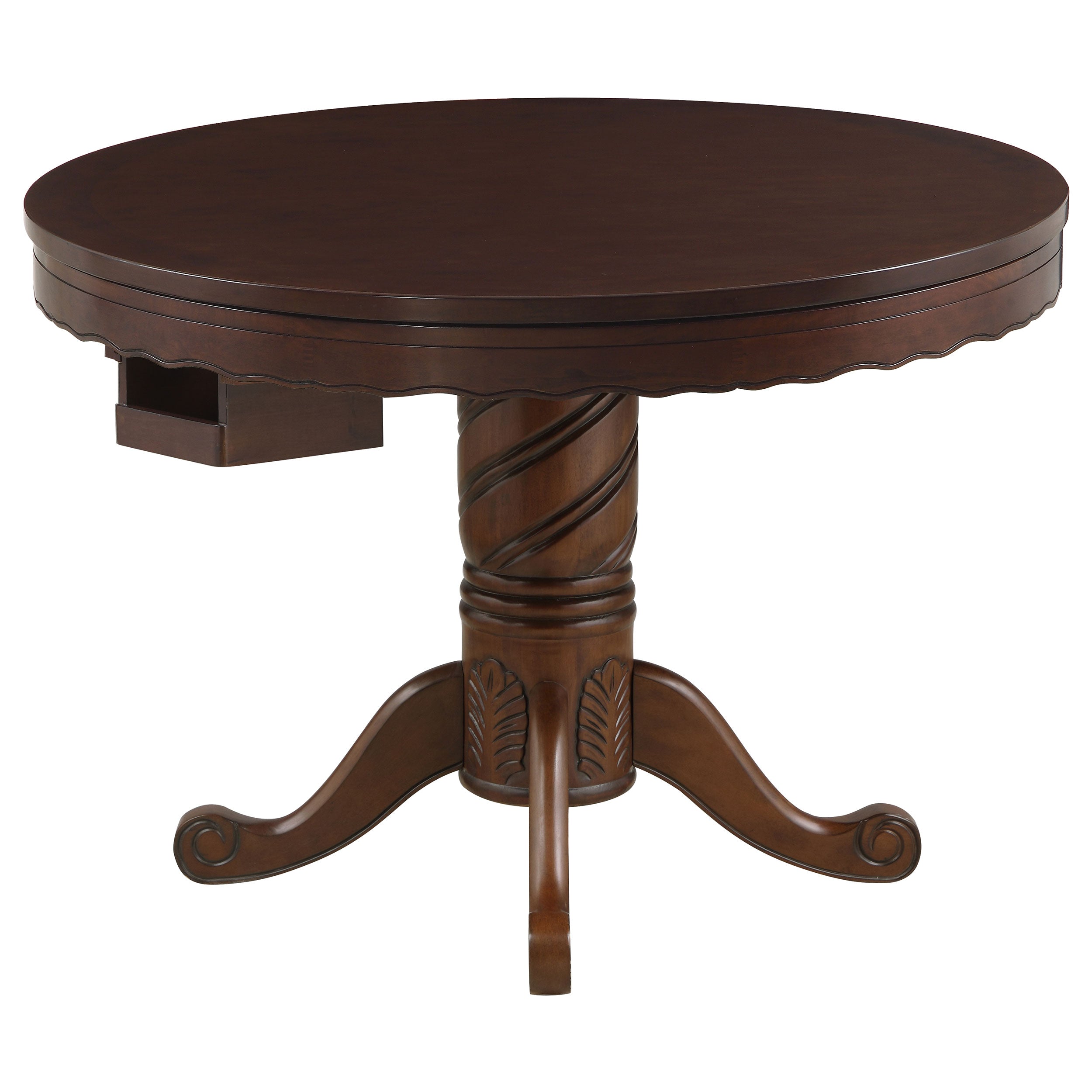 Turk 3-in-1 Dining and Game Table Set Tobacco