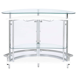 Amarillo Freestanding Glass Top Home Bar Wine Cabinet