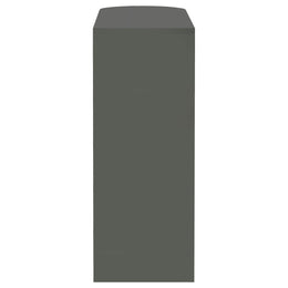 Adolfo Rectangular 2-tier Home Bar Table Black High Gloss