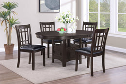 Lavon Oval Counter Height Dining Set Light Chestnut