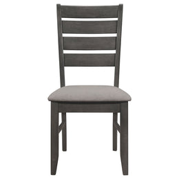 Dalila Wood Dining Side Chair Cappuccino (Set of 2)
