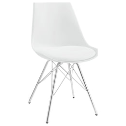 Juniper Polypropylene Dining Side Chair Black (Set of 2)