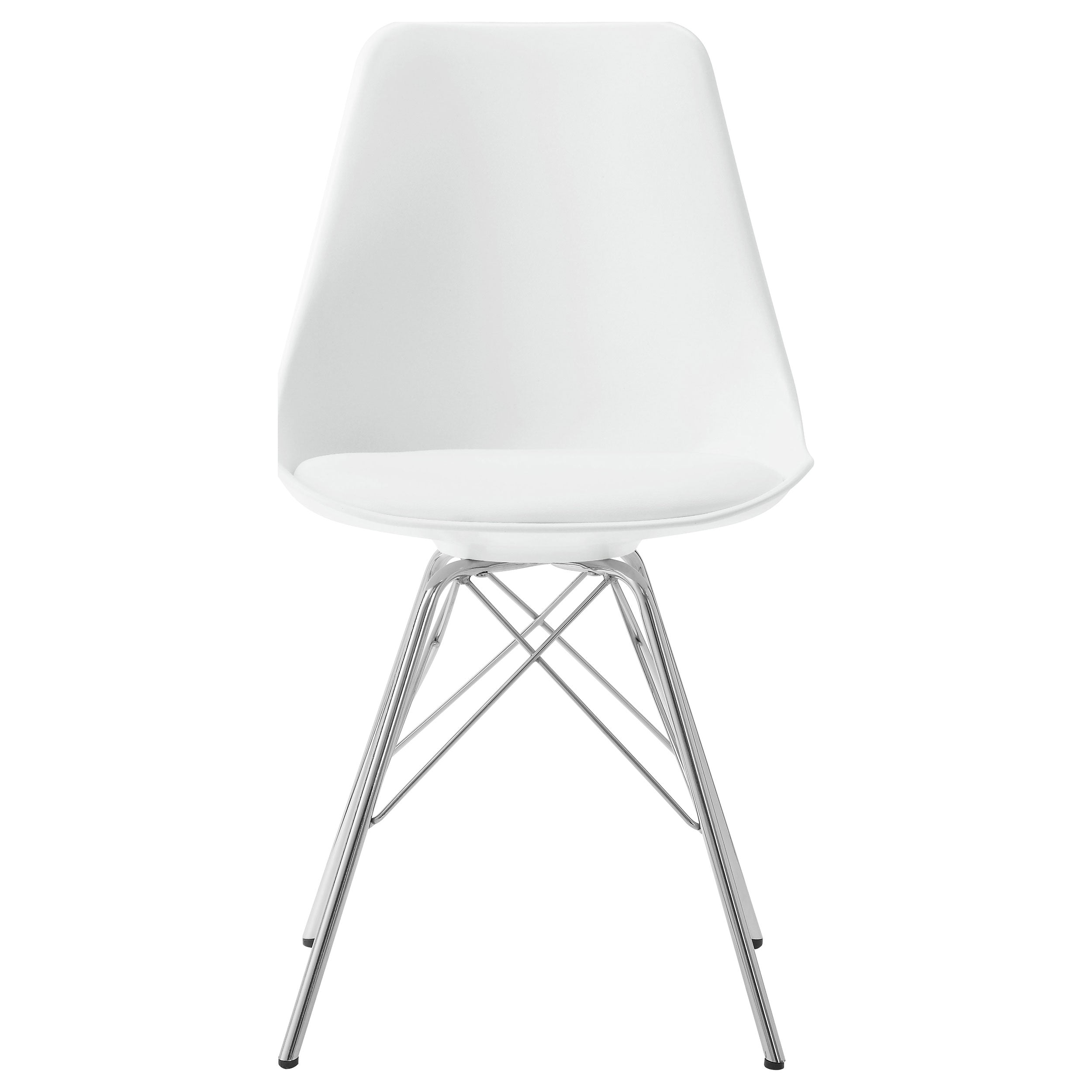 Juniper Polypropylene Dining Side Chair Black (Set of 2)