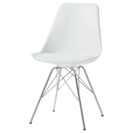 Juniper Polypropylene Dining Side Chair Black (Set of 2)