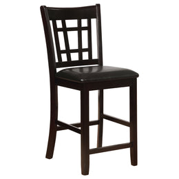 Lavon Oval Counter Height Dining Set Espresso