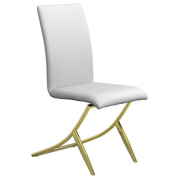 Carmelia Upholstered Dining Side Chair Black (Set of 4)