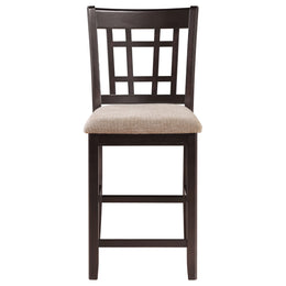 Lavon Oval Counter Height Dining Set Light Chestnut