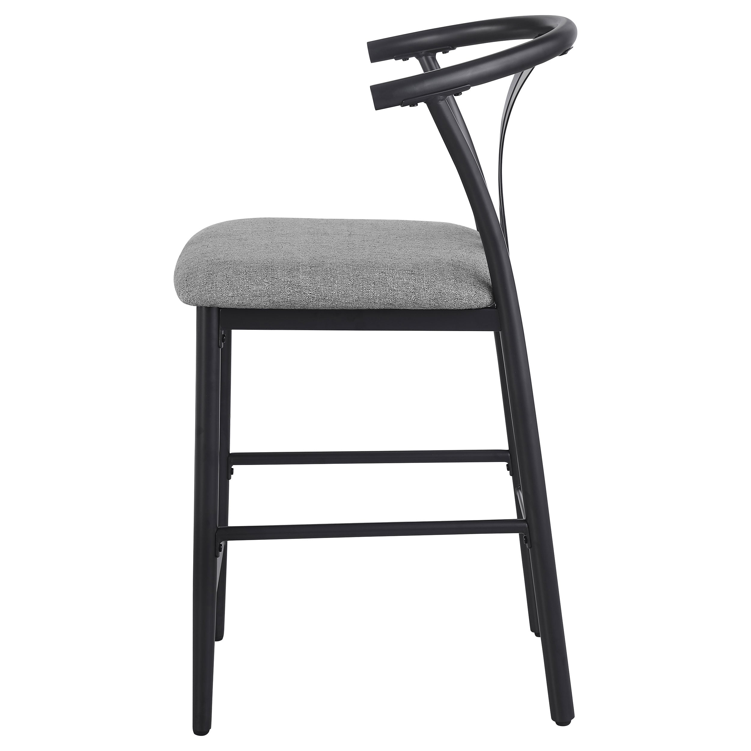 Dolman Counter Height Dining Side Chair Beige (Set of 2)