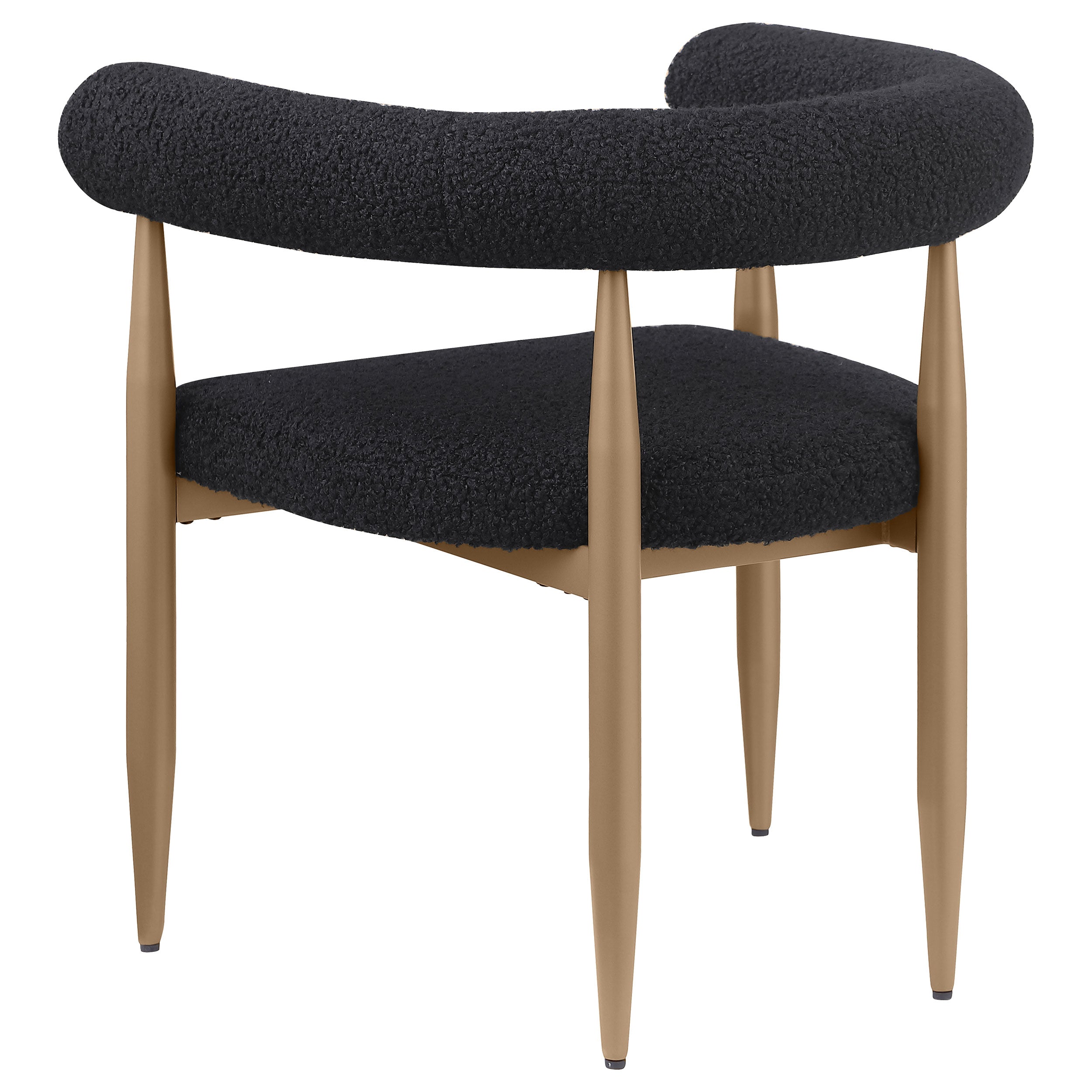 Edson Rectangular Glass Top Dining Table Set Bronze