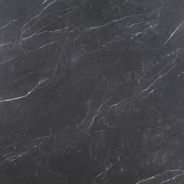 Camden Round Faux Marble Top Dining Table Set Black