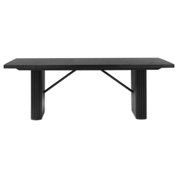 Catherine Rectangular Dining Table Set Black