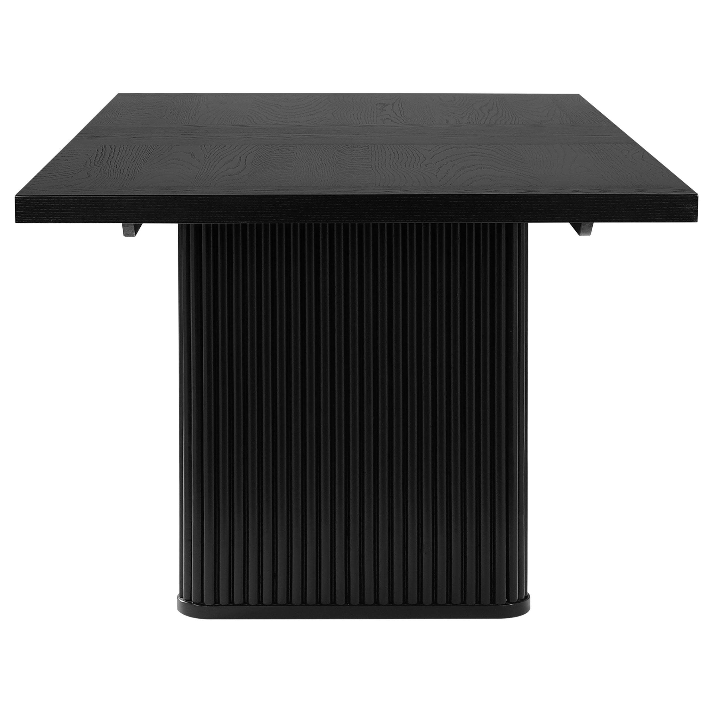 Catherine Rectangular Dining Table Set Black