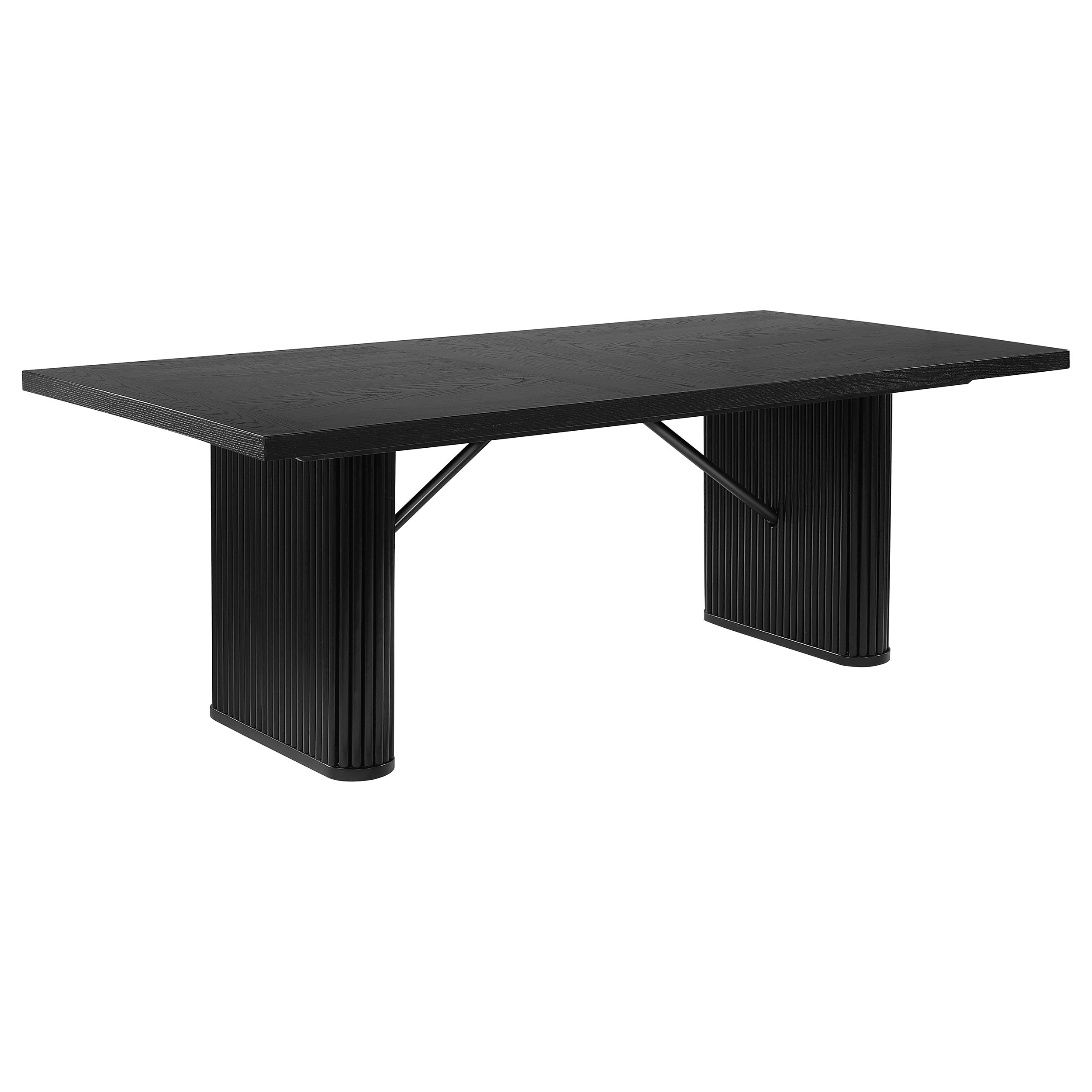 Catherine Rectangular Dining Table Set Black