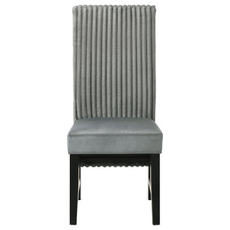 Barrand Upholstered Dining Side Chair Black (Set of 2)