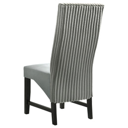 Barrand Upholstered Dining Side Chair Black (Set of 2)