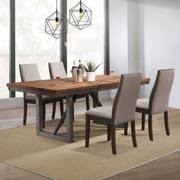 Spring Creek Rectangular Dining Table Set Chocolate