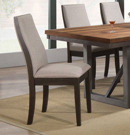 Spring Creek Upholstered Dining Chair Chocolate (Set of 2)