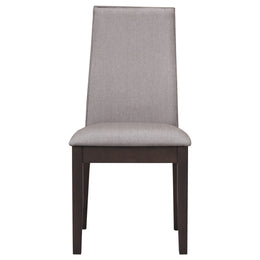 Spring Creek Upholstered Dining Chair Chocolate (Set of 2)