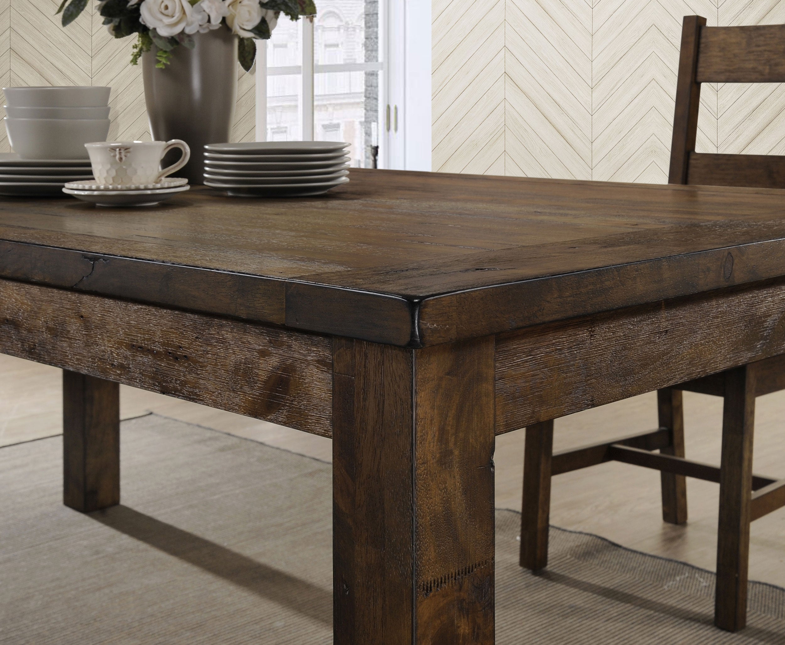 Coleman Counter Height Dining Set Golden Brown