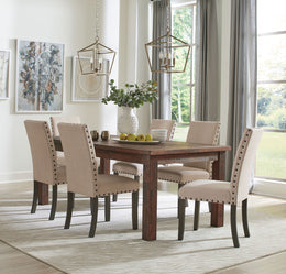 Coleman Counter Height Dining Set Golden Brown