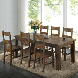 Coleman Counter Height Dining Set Golden Brown