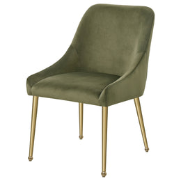 Mayette Upholstered Dining Side Chair Blue (Set of 2)