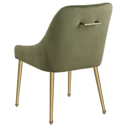 Mayette Upholstered Dining Side Chair Blue (Set of 2)
