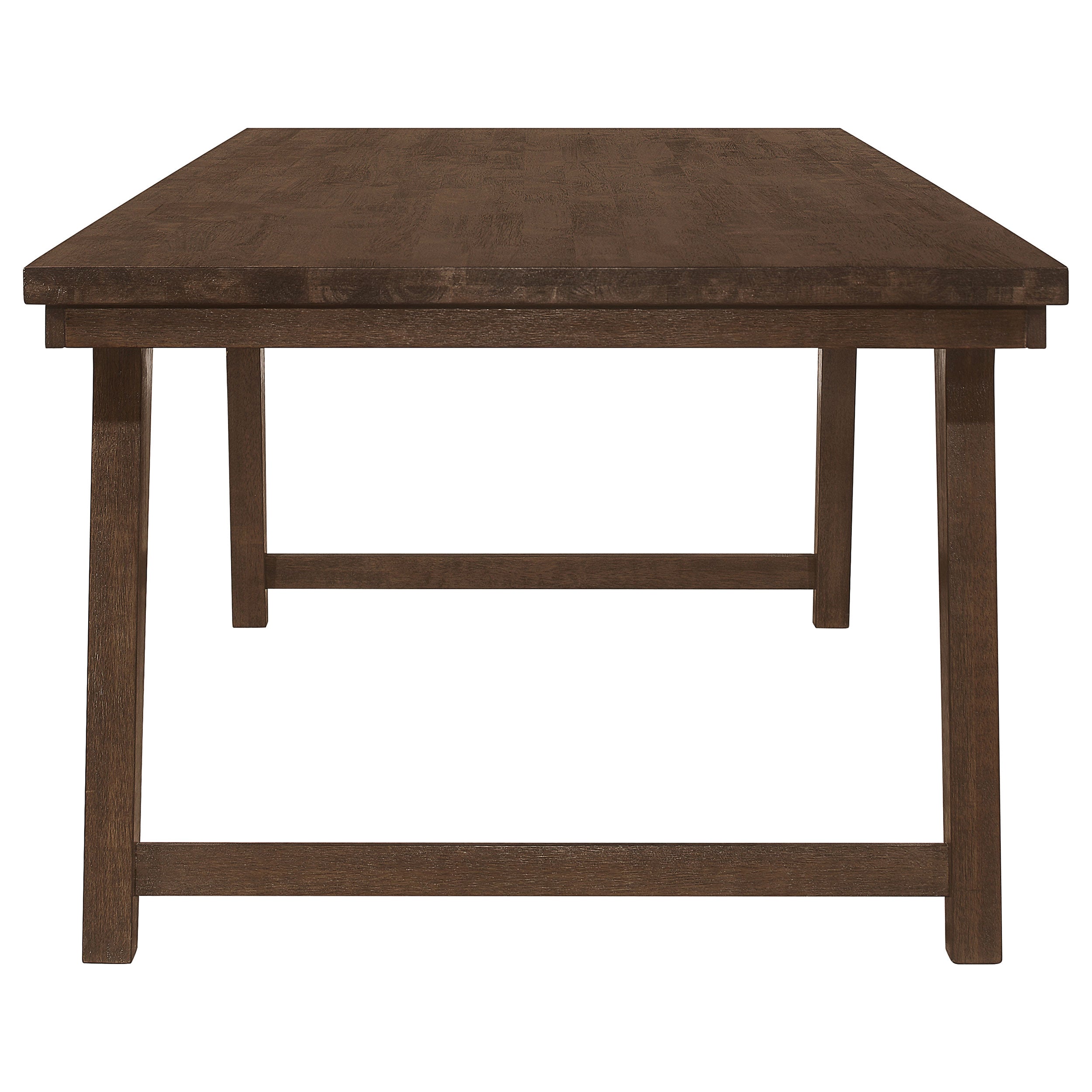 Reynolds Rectangular Dining Table Set Brown Oak