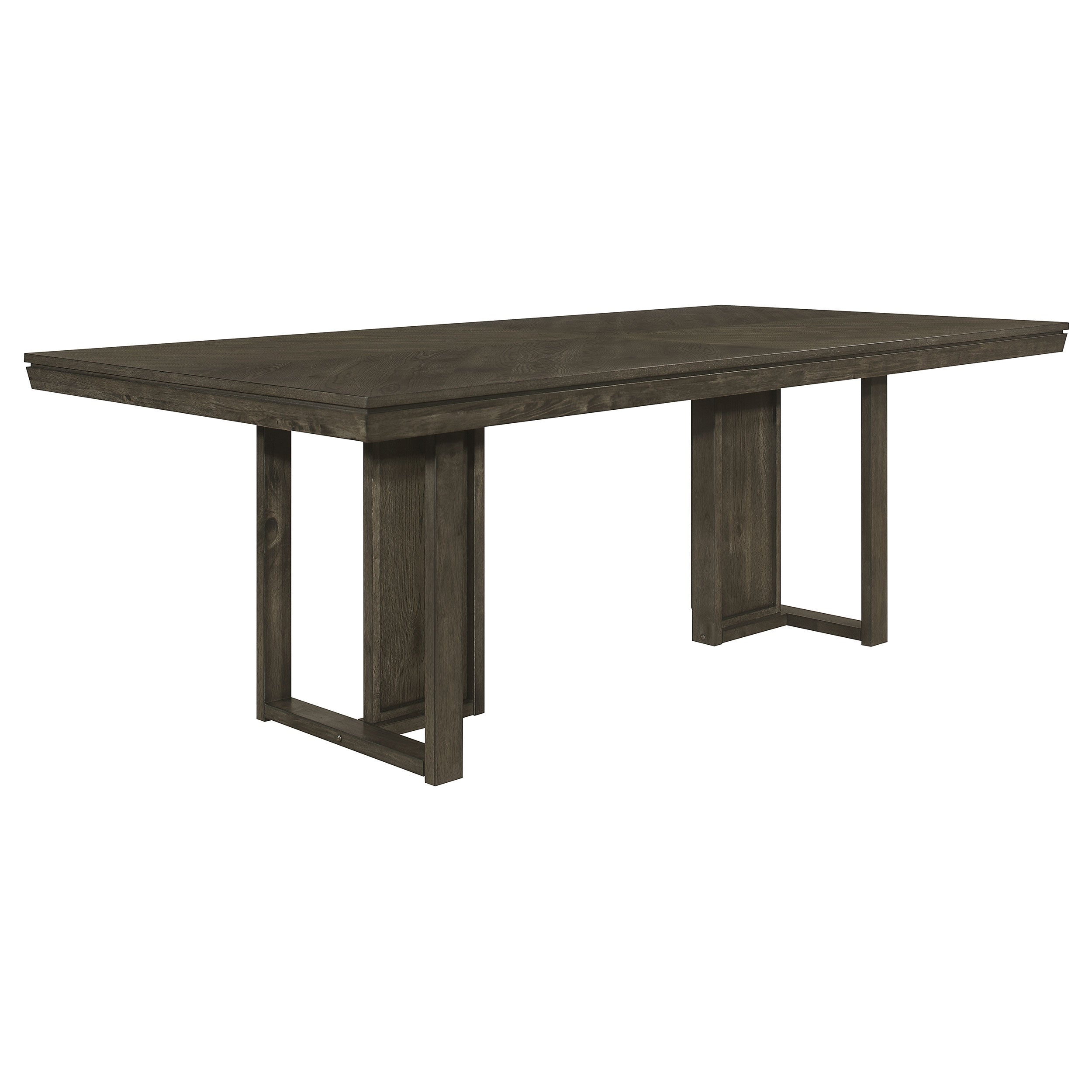 Kelly Rectangular Dining Table Set Dark Grey