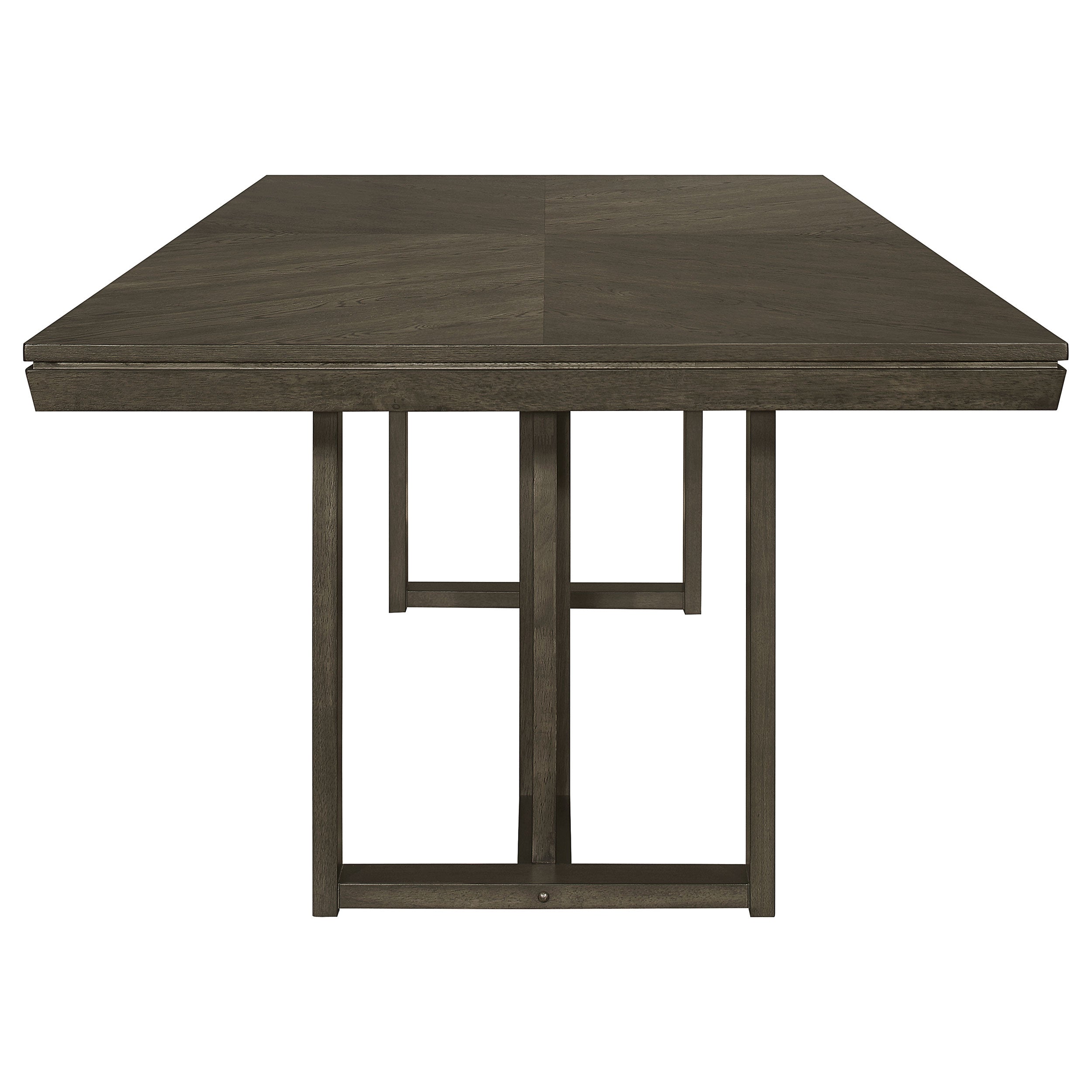 Kelly Rectangular Dining Table Set Dark Grey