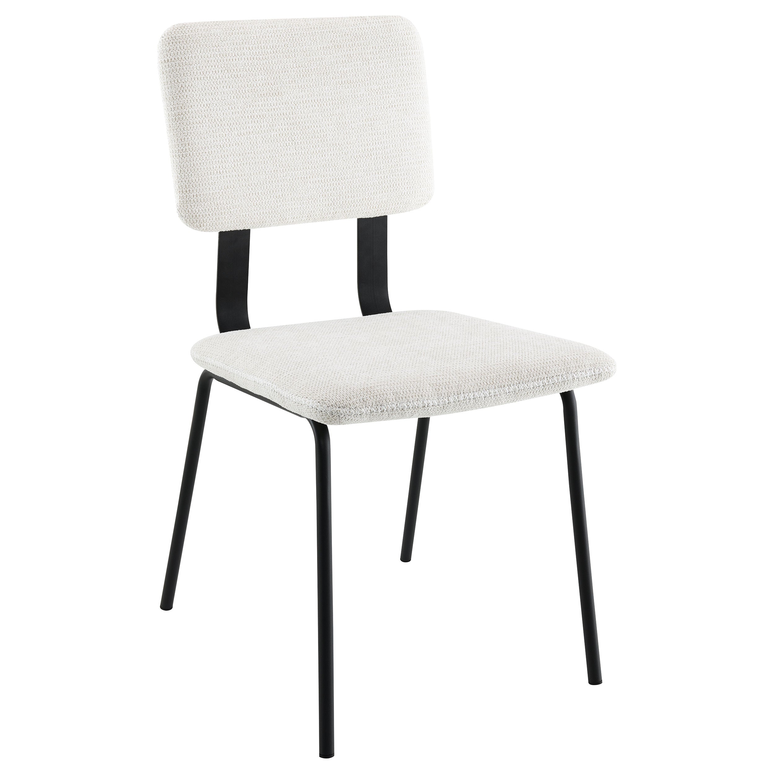 Calla Fabric Upholstered Dining Side Chair Grey (Set of 2)