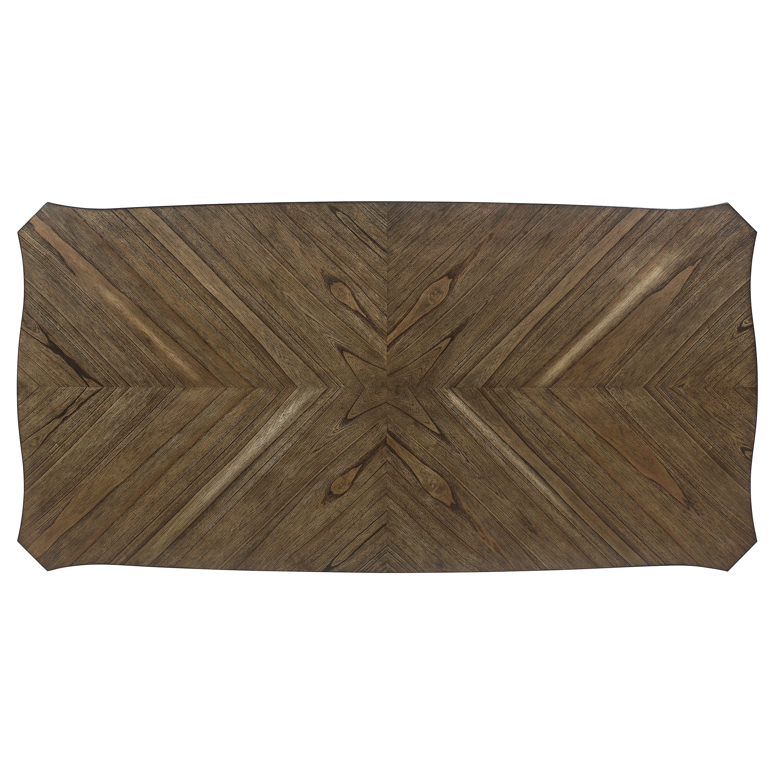 Ronnie Rectangular Dining Table Set Rustic Cream