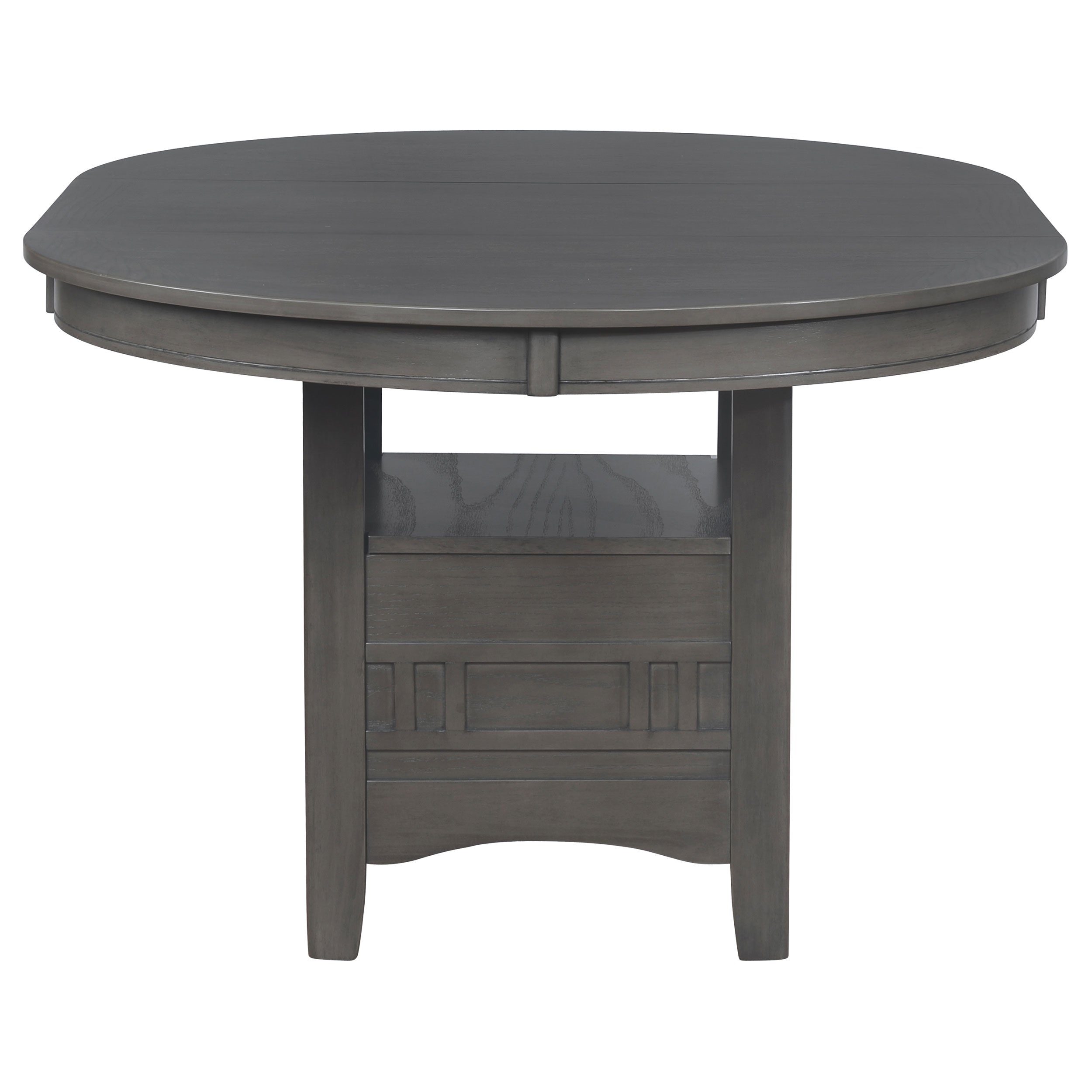 Lavon Oval Counter Height Dining Set Light Chestnut