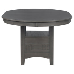 Lavon Oval Counter Height Dining Set Light Chestnut