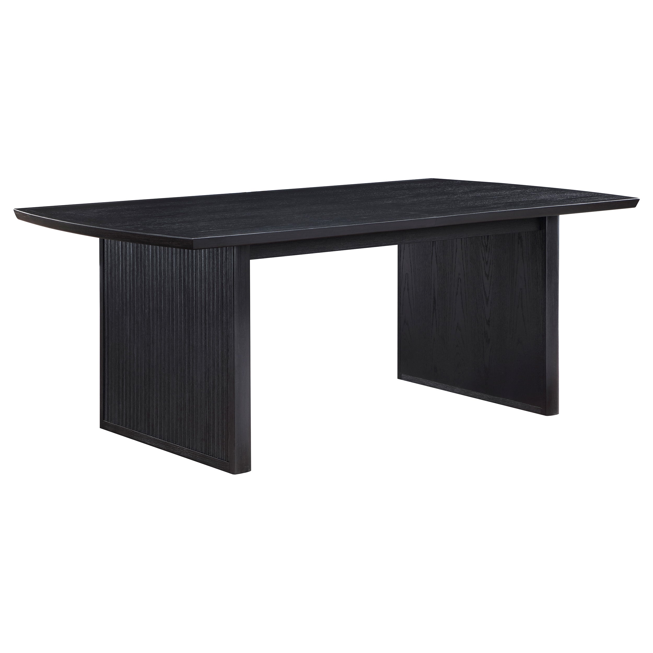 Brookmead Extension Leaf Dining Table Set Black