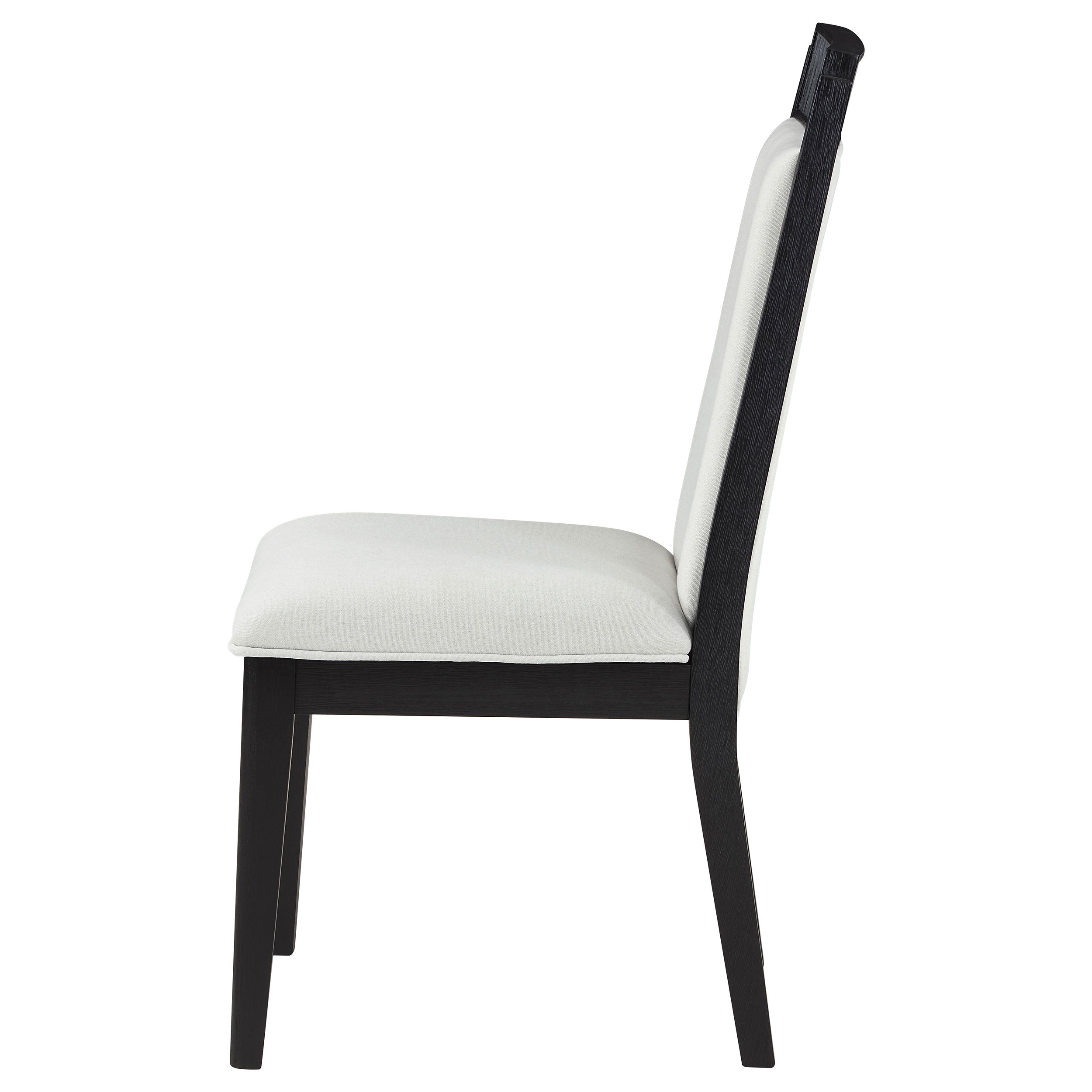 Brookmead Wood Dining Side Chair Ivory and Black (Set of 2)