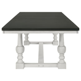 Aventine Extension Leaf Dining Set Vintage White