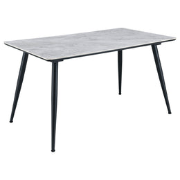 Dennison Rectangular Dining Table Set Grey