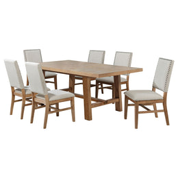Middleton Extension Leaf Dining Set Brown and Black