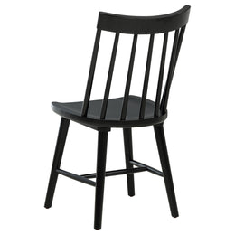 Middleton Solid Wood Dining Side Chair Black (Set of 2)