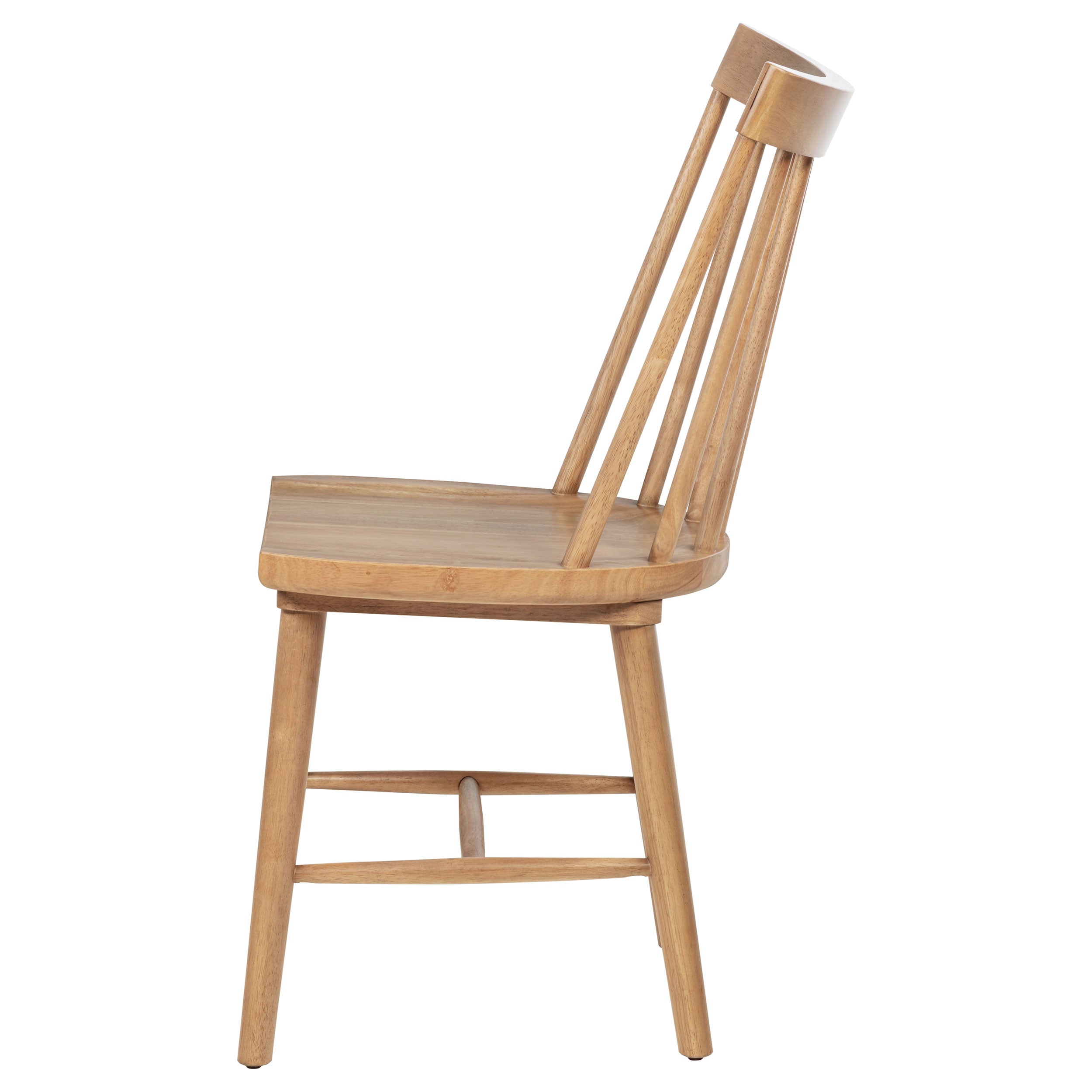 Middleton Solid Wood Dining Side Chair Black (Set of 2)